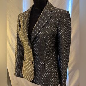 Karl Lagerfeld Black Textured Jacket